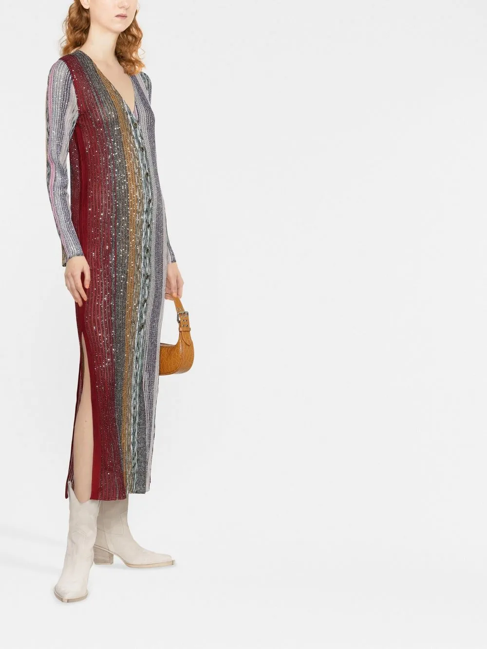 Missoni Lamé Knitted Dress Farfetch