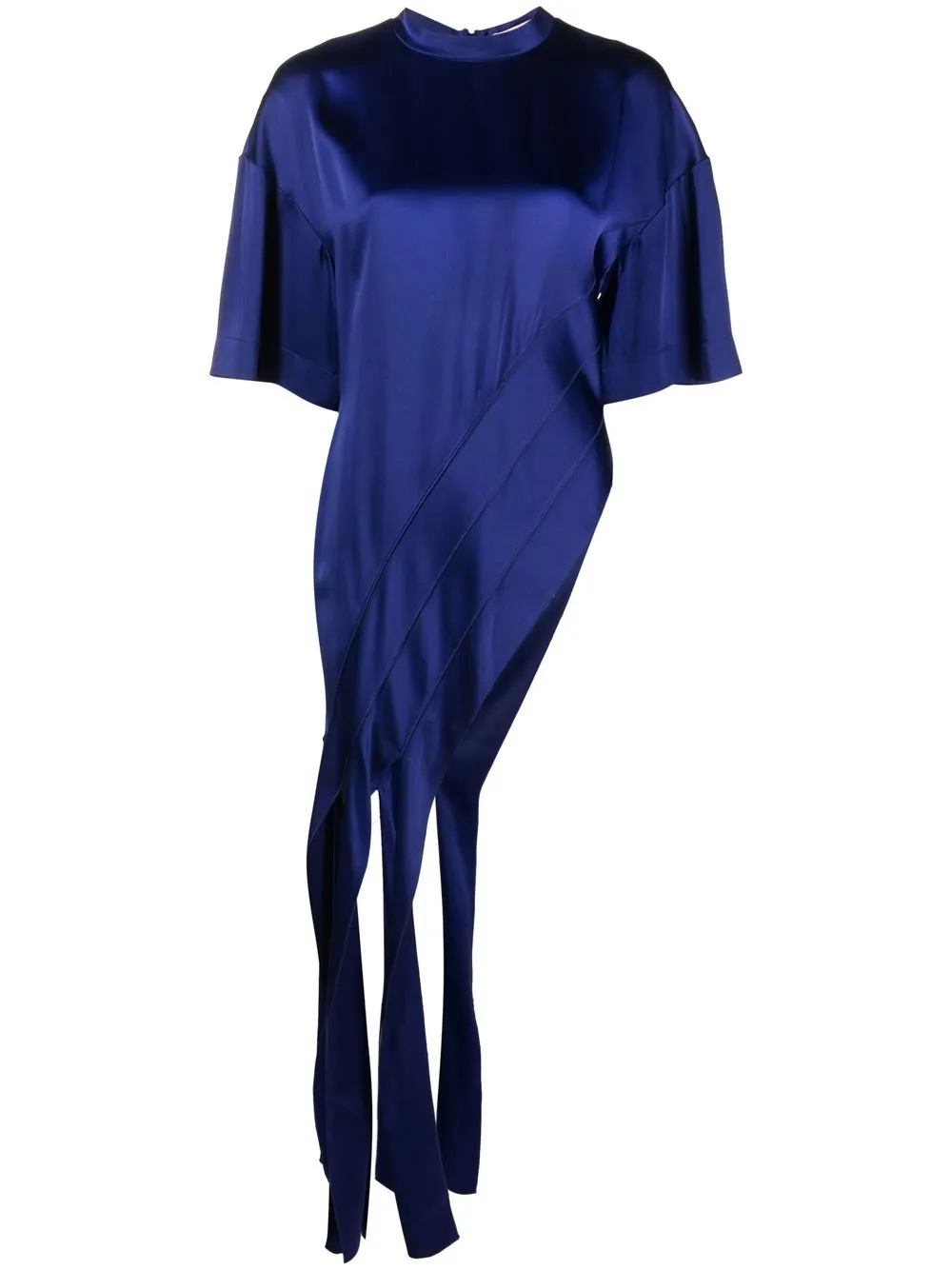 

Stella McCartney asymmetric short-sleeved top - Blue