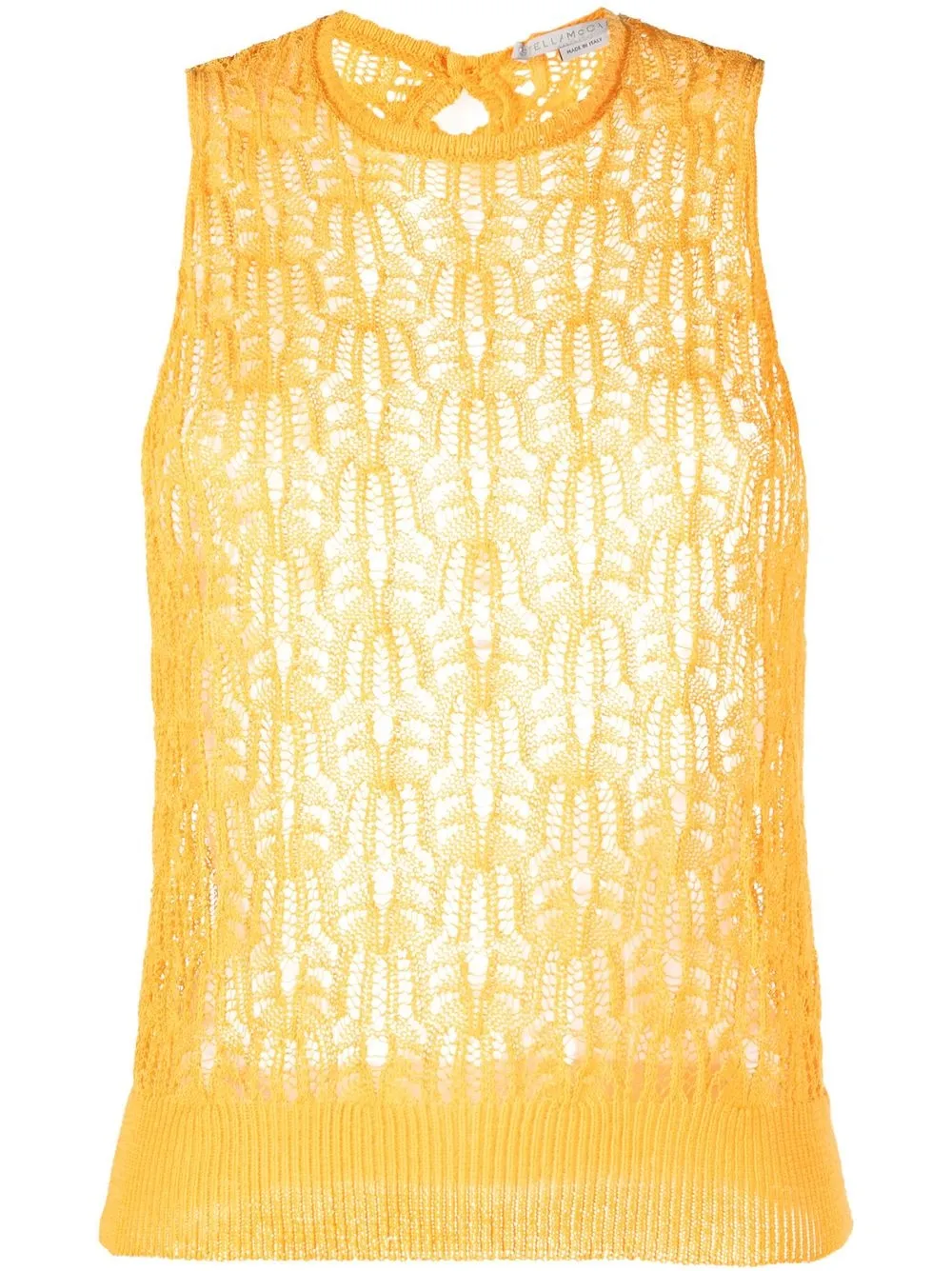 Stella McCartney Top smanicato - Giallo
