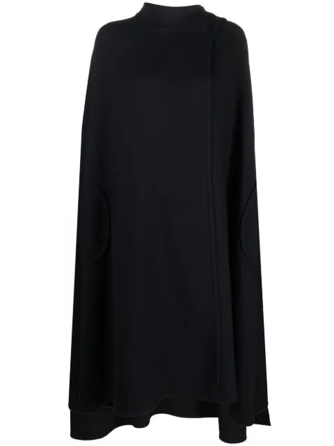 Stella McCartney wrap-design wool cape