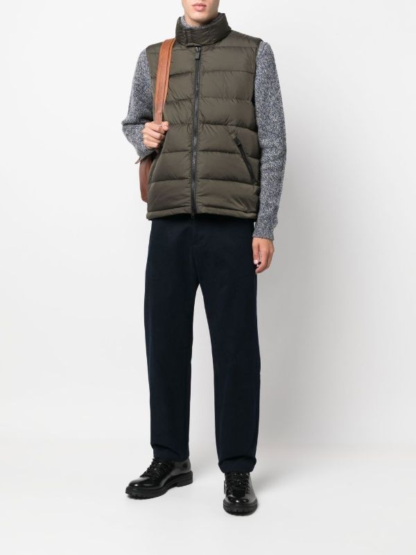 Lightweight down store & feather gilet