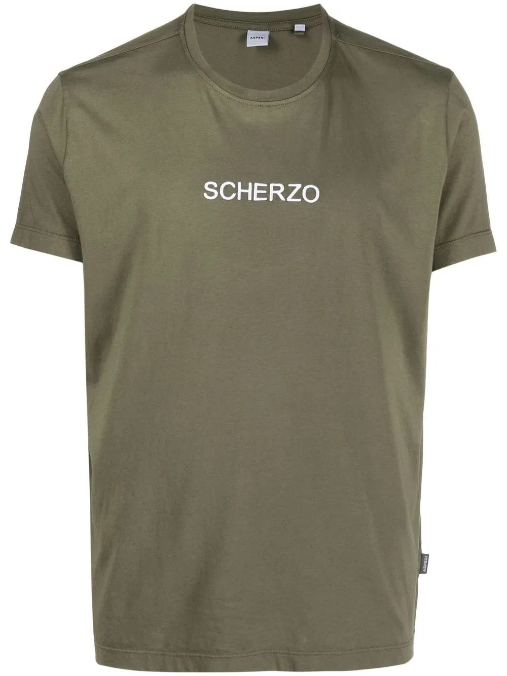 

ASPESI slogan-print short-sleeve T-shirt - Green