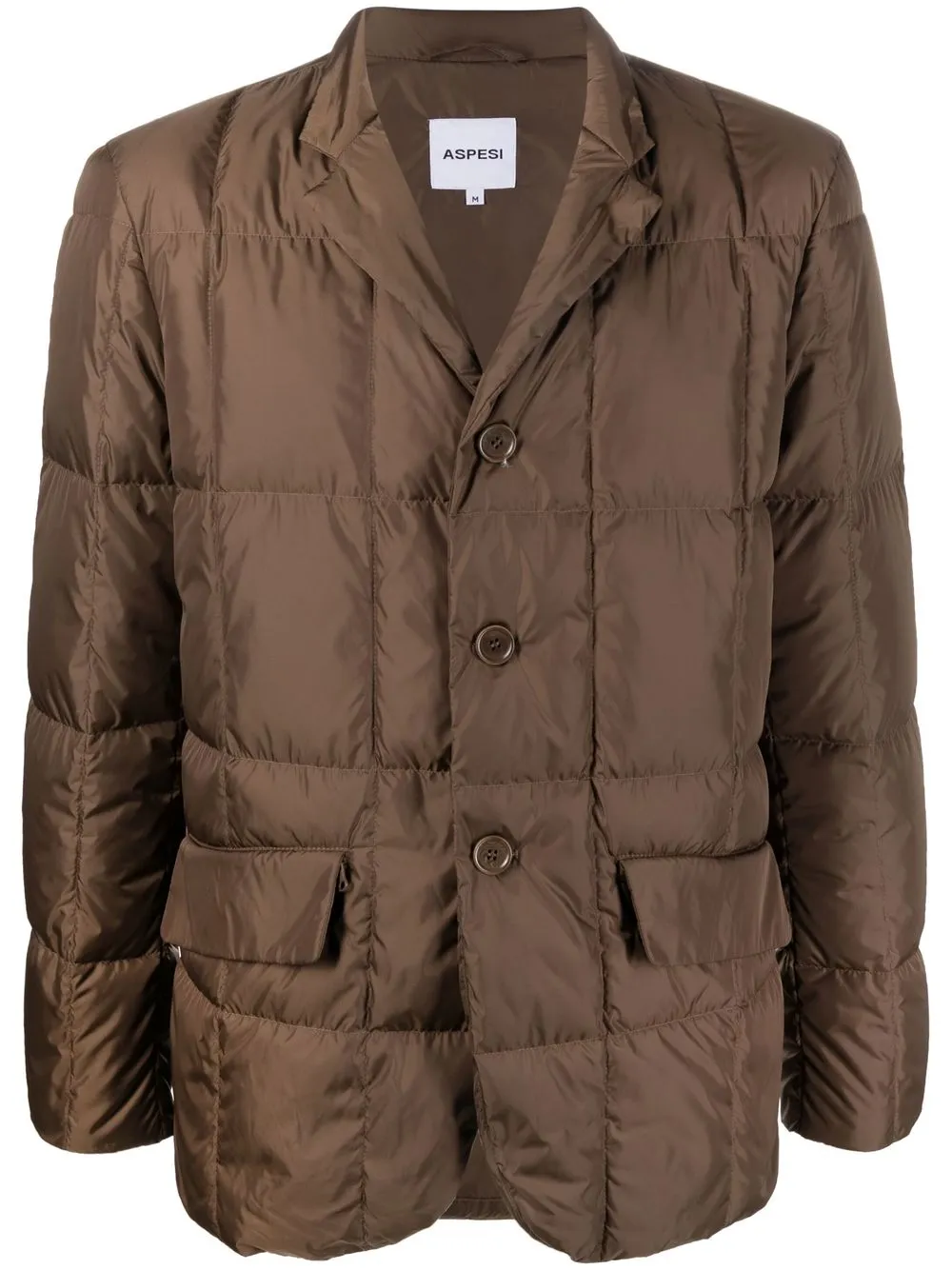 

ASPESI long-sleeve padded jacket - Brown