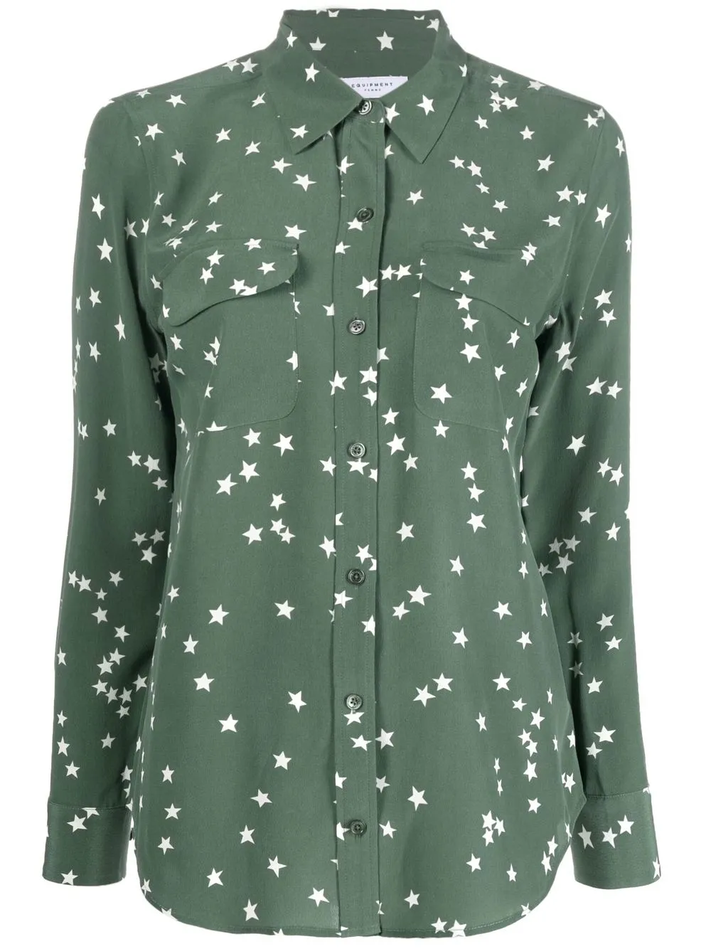 

Equipment camisa con estrella estampada - Verde