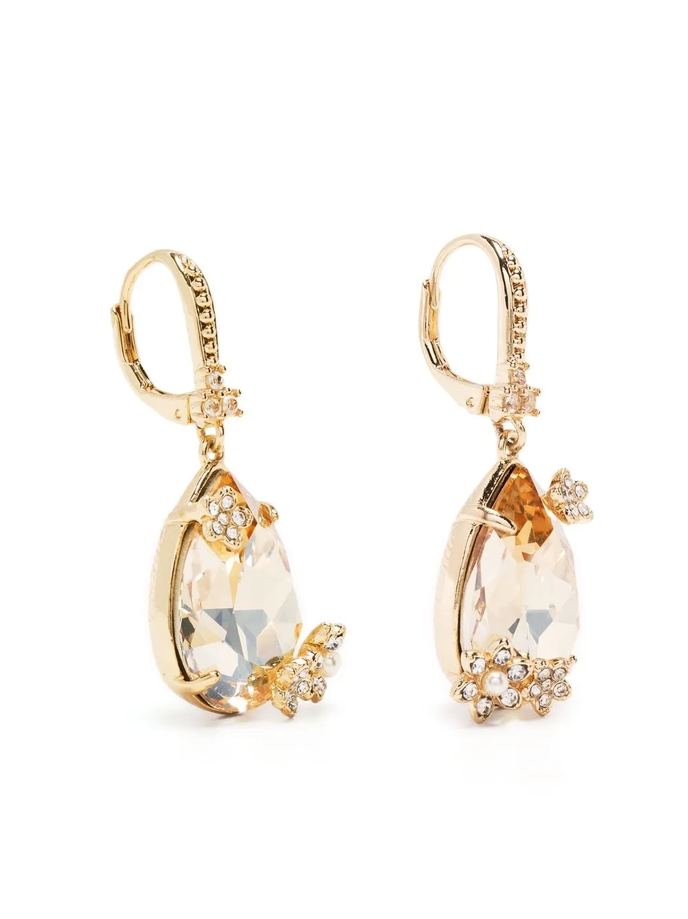 

Marchesa Notte Bridesmaids crystal-drop earrings - Gold