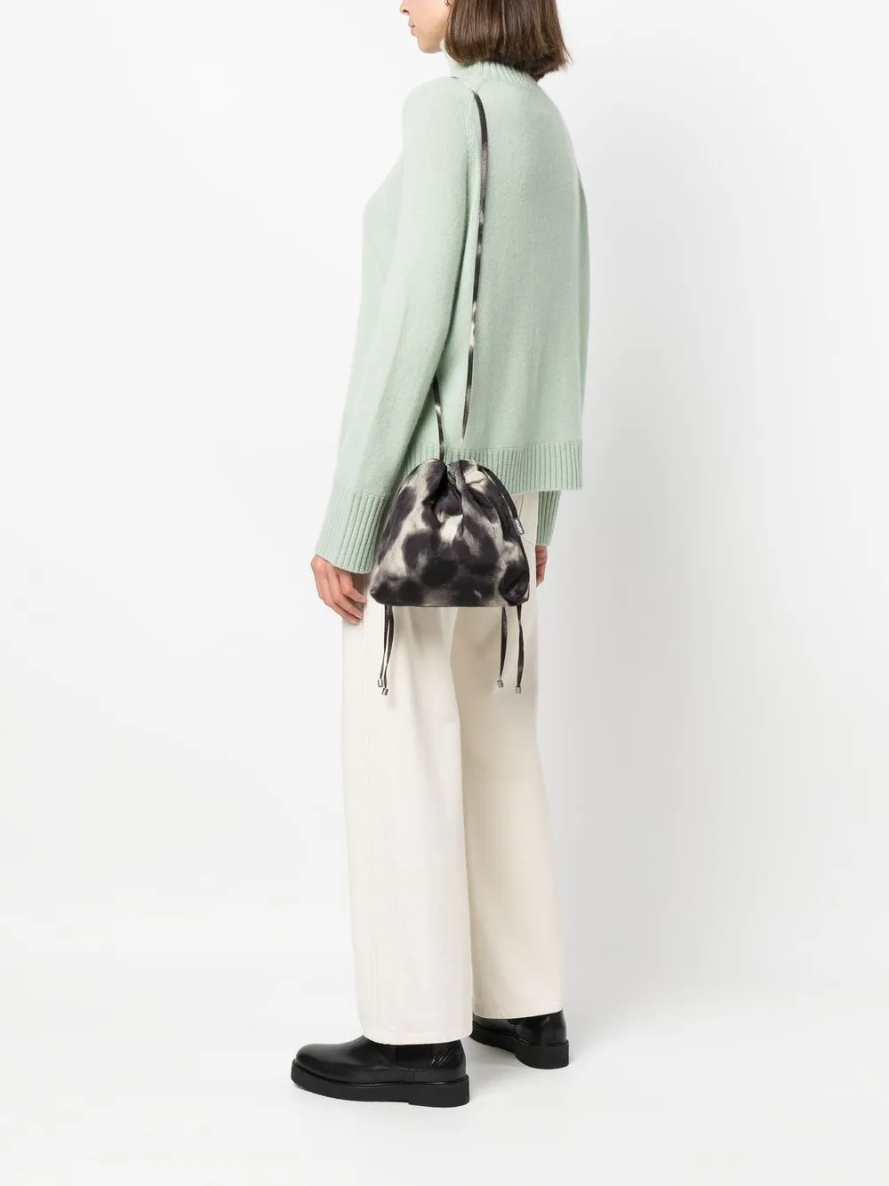 ASPESI tiedye Drawstring Bucket Bag Farfetch