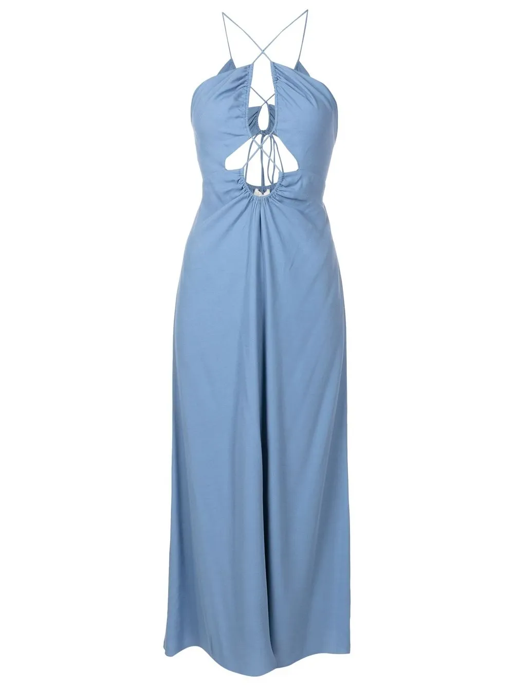 

Nk Yasmin cut-out detail long dress - Blue