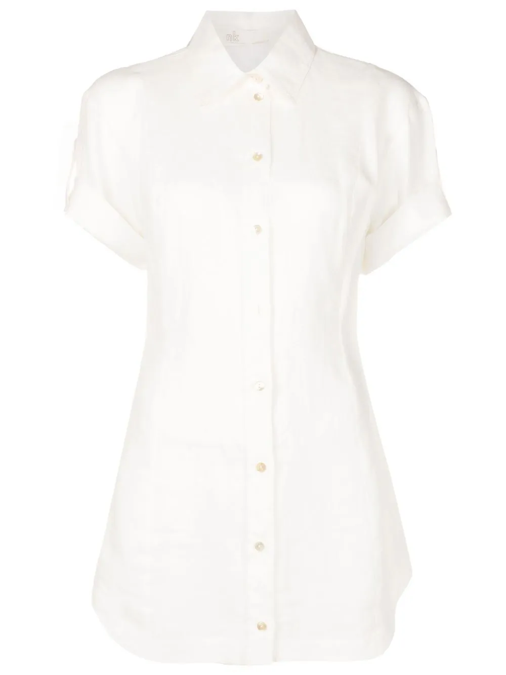 

Nk short-sleeve button-down shirt - White