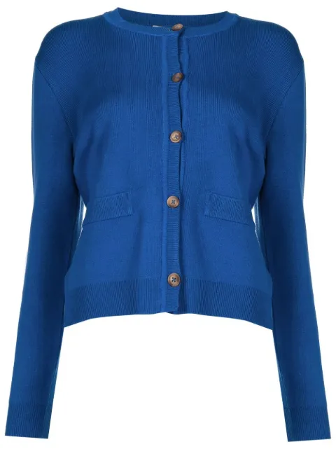 Nk ribbed-knit long-sleeved cardigan