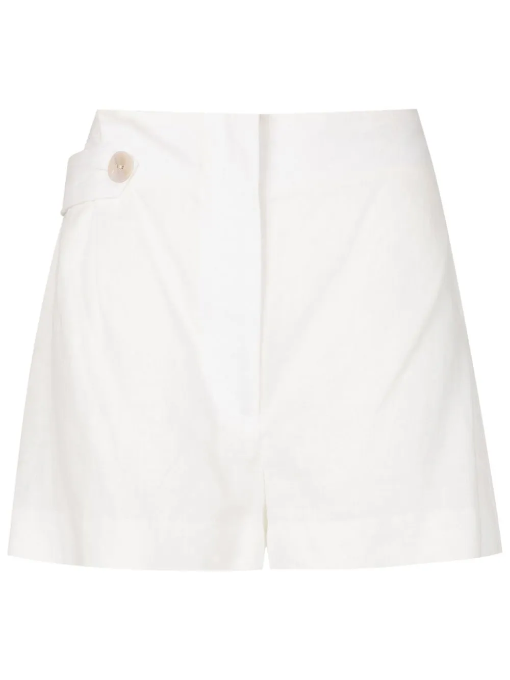 

Nk buttoned linen shorts - White