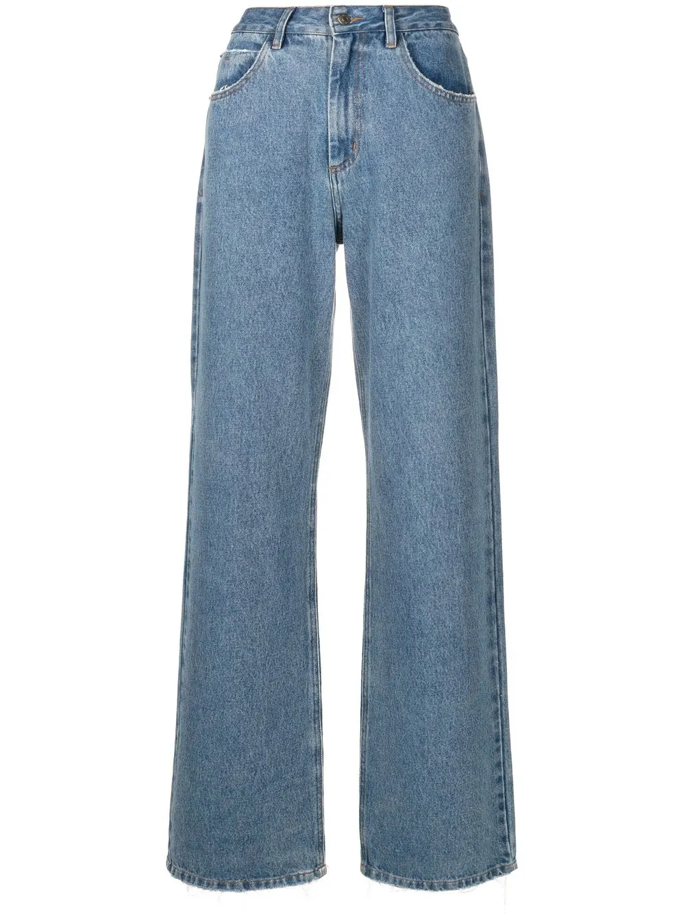 

Nk Willy high-rise straight jeans - Blue