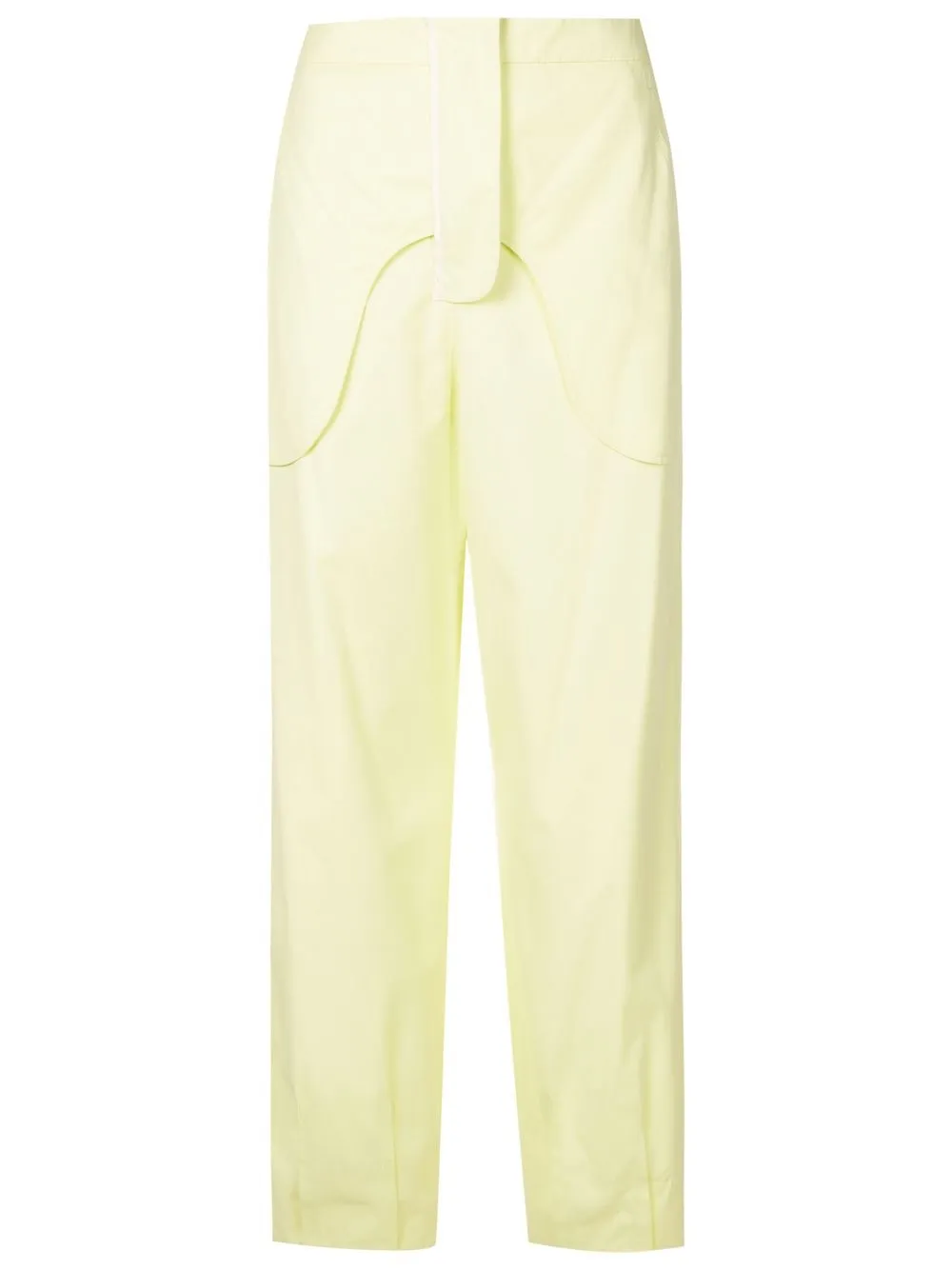 

Nk dart-detail straight trousers - Green