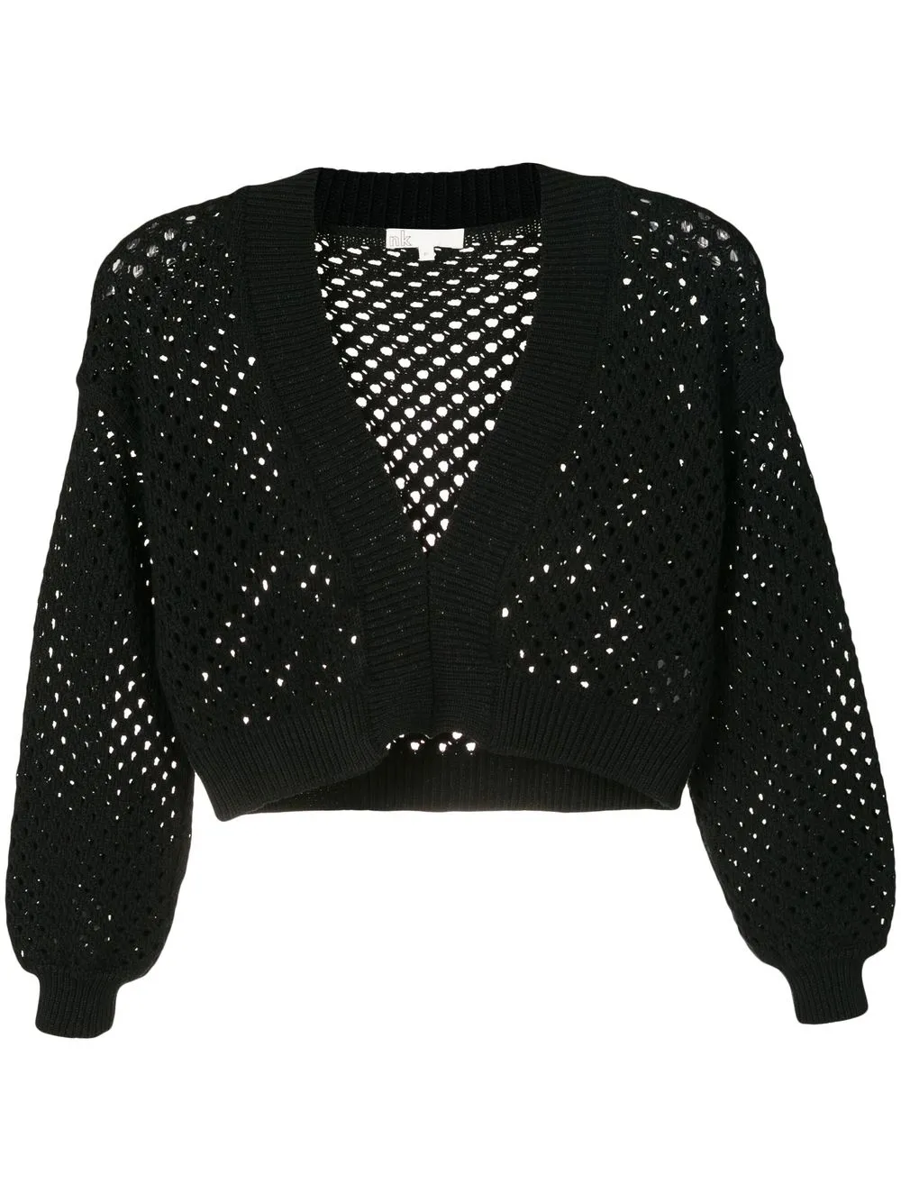 

Nk open-knit cropped jumper - Black