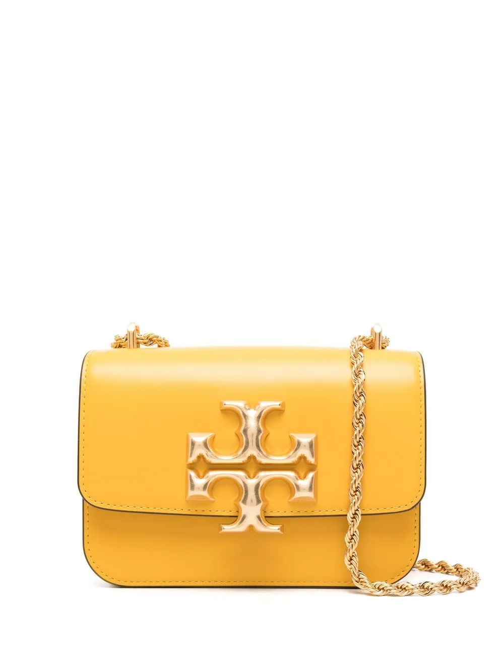 

Tory Burch bolsa de hombro con placa del logo - Amarillo