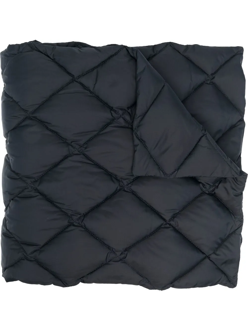 

ASPESI diamond quilted scarf - Blue