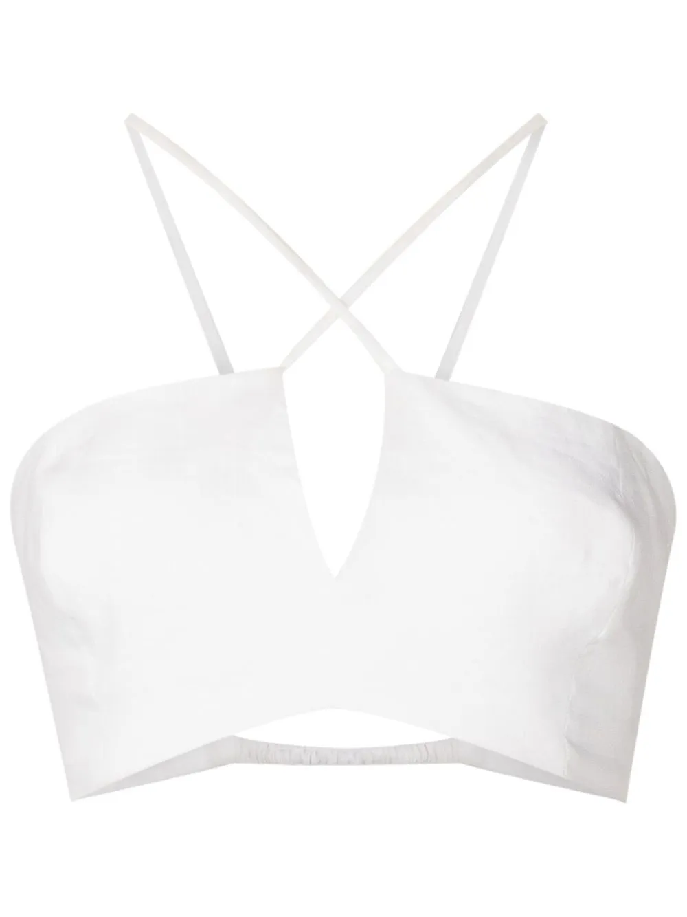 

Nk halterneck bralette top - White