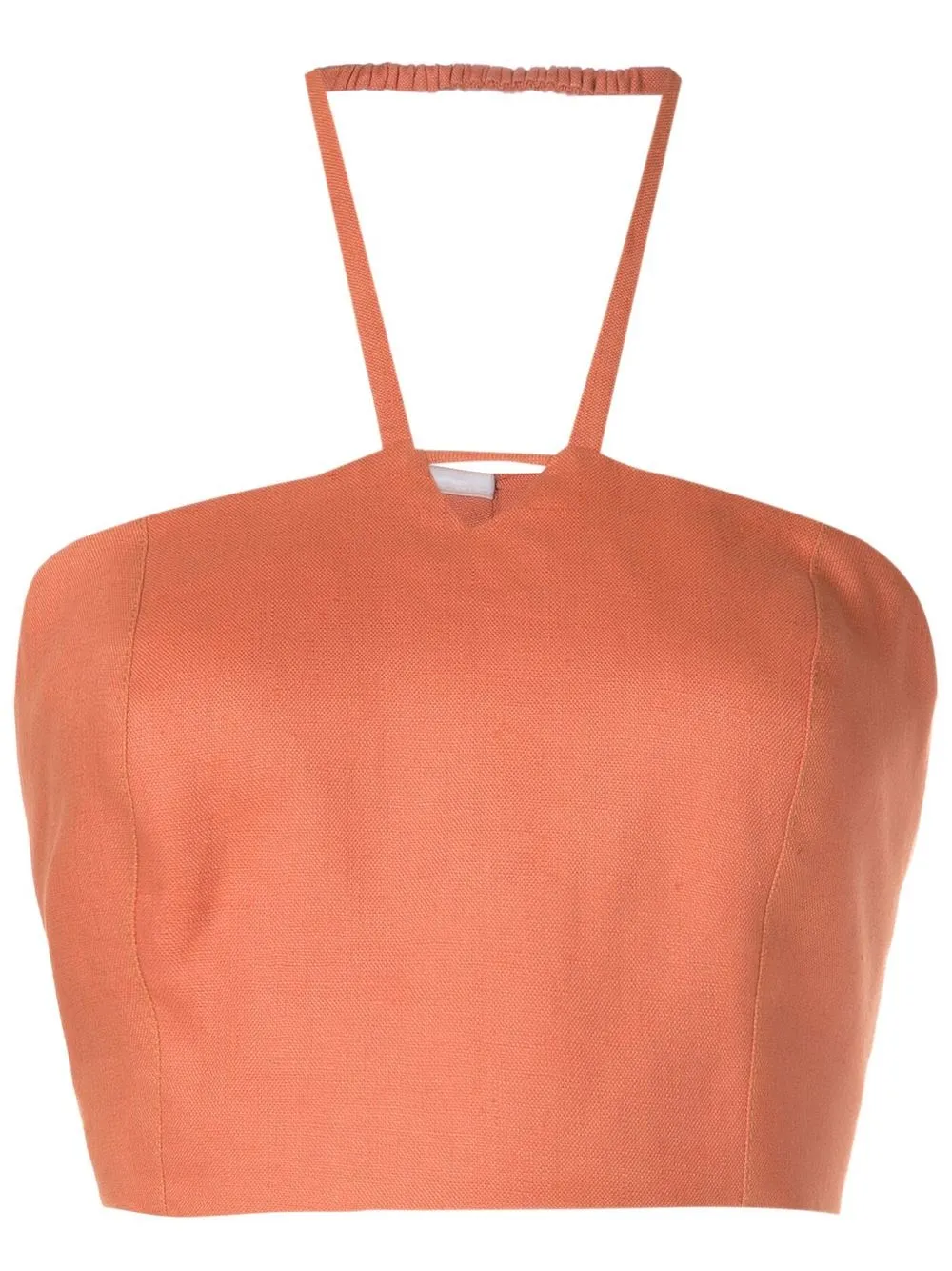 

Nk halterneck cropped top - Brown