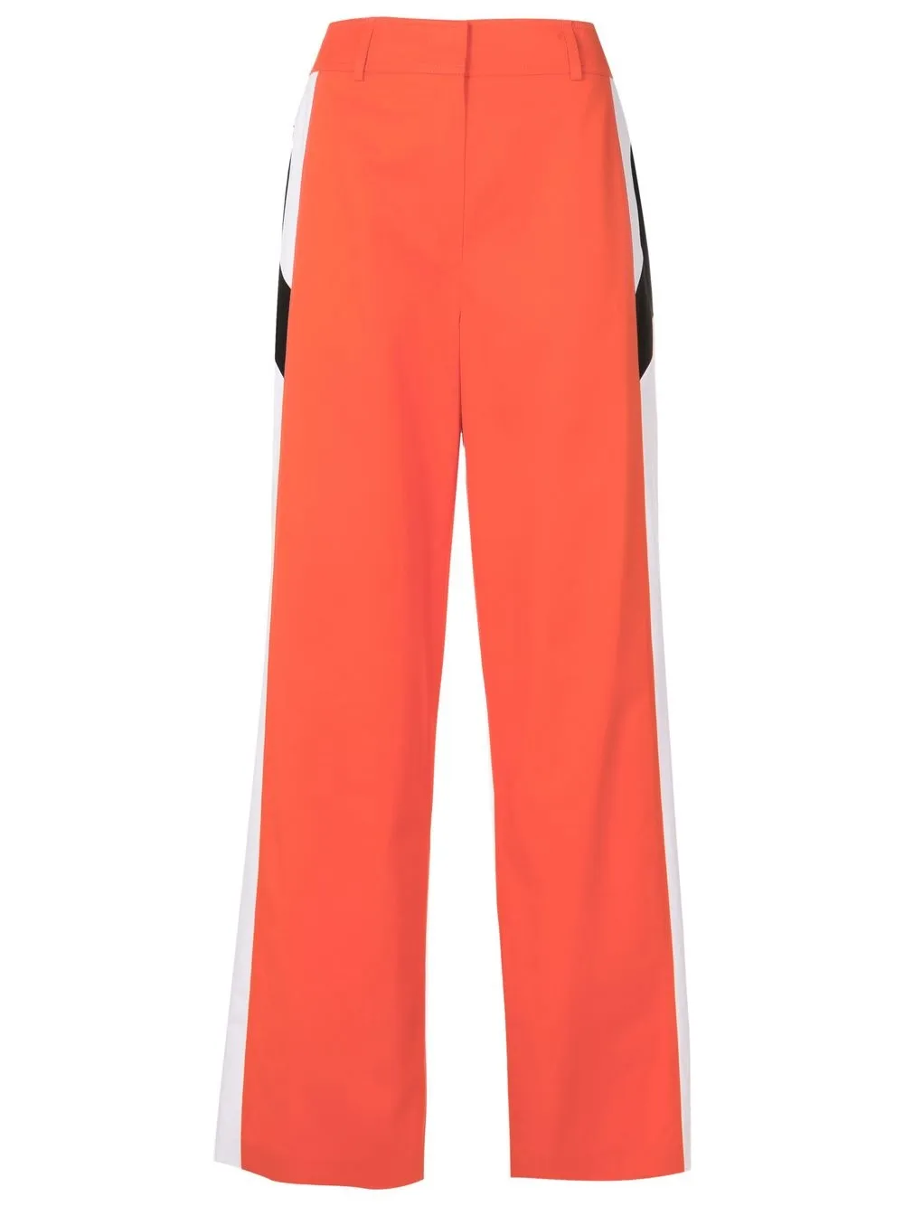 

Nk stripe-detail straight trousers - Orange