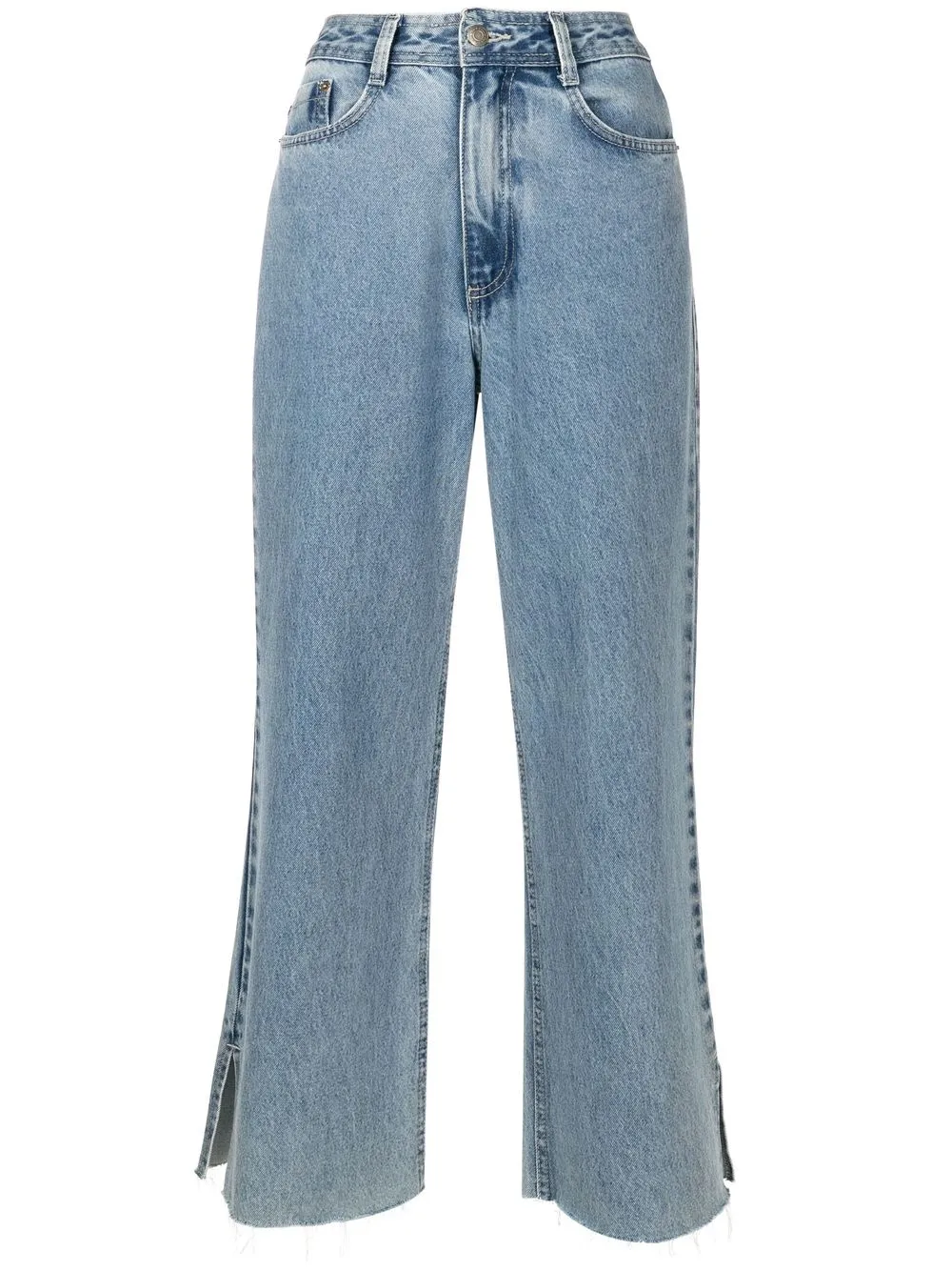 

Nk cropped wide-leg jeans - Blue