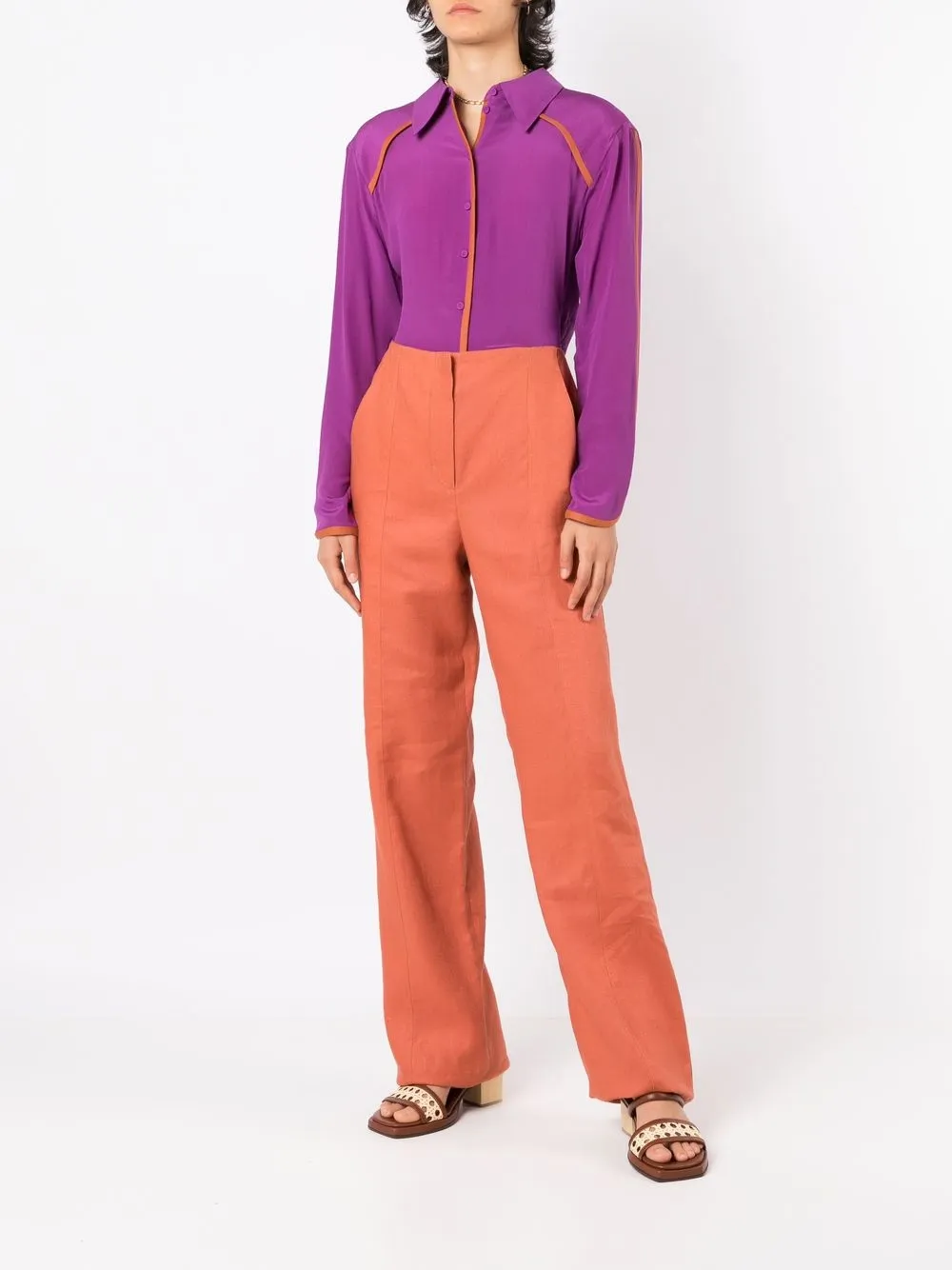 Nk Zijden blouse - Paars