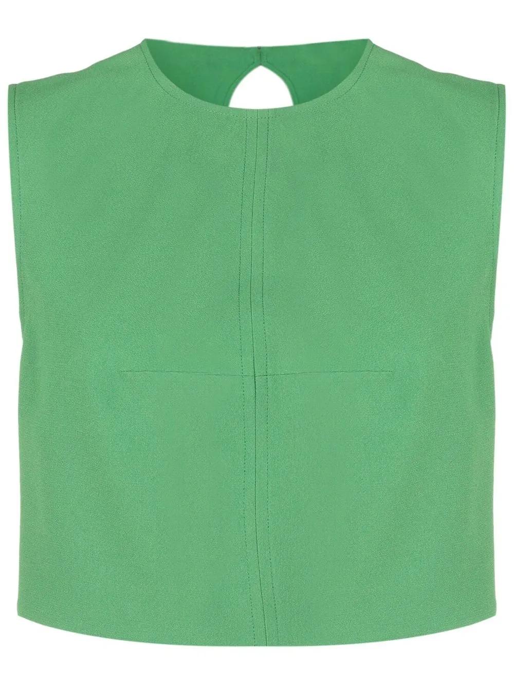 

Nk open-back cropped blouse - Green