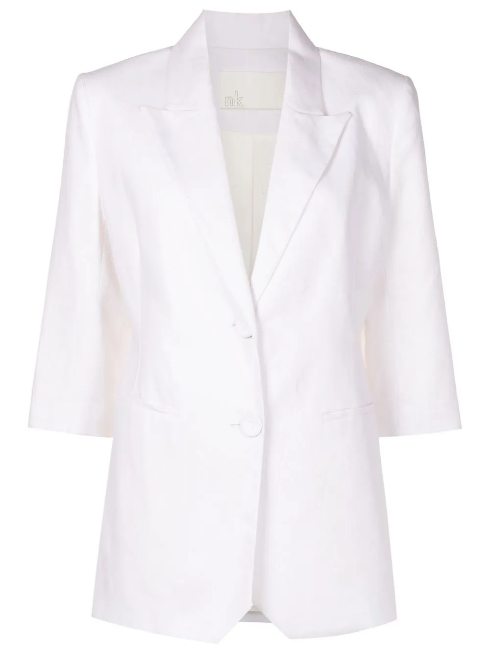 

Nk three-quarter sleeve blazer - White