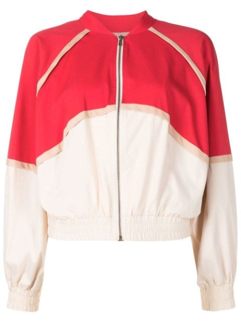 Nk panelled bomber jacket