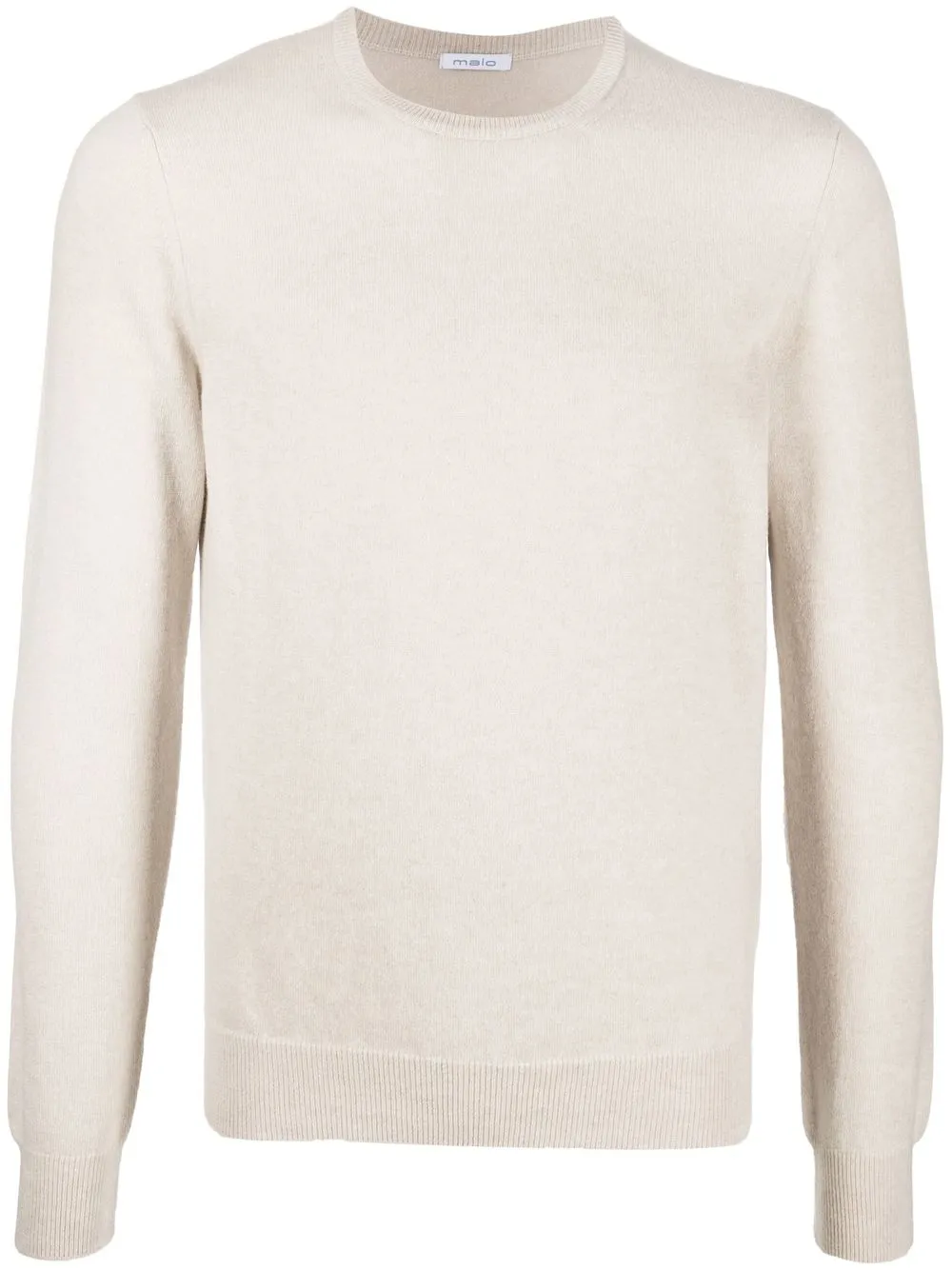 

Malo fine-knit cashmere jumper - Neutrals