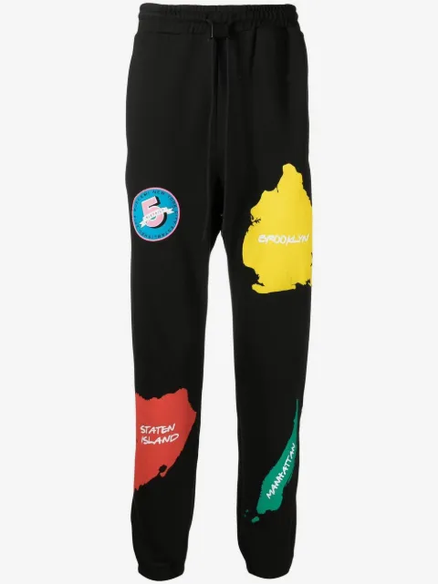 Buscemi New York district-print track pants