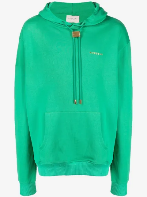 Buscemi logo-plaque hoodie
