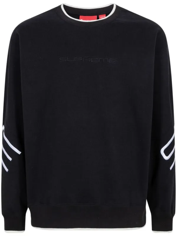 stretch crewneck sweatshirt