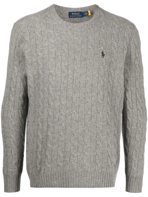 Pull en maille torsadée - Polo Ralph Lauren - Modalova