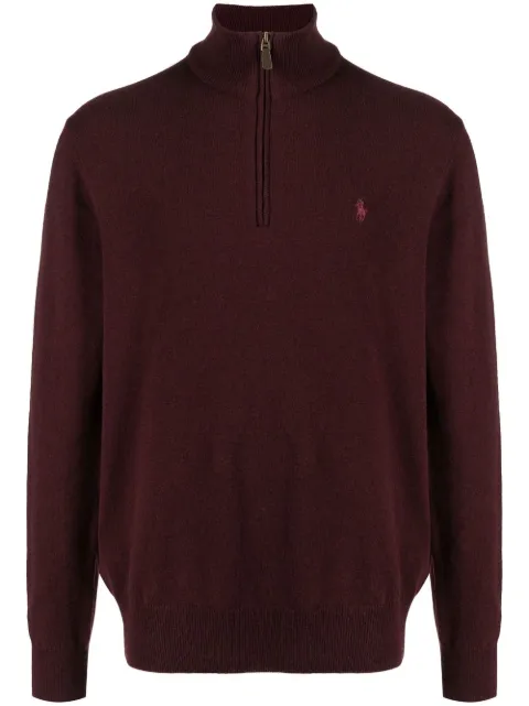 Polo Ralph Lauren pull à logo brodé 