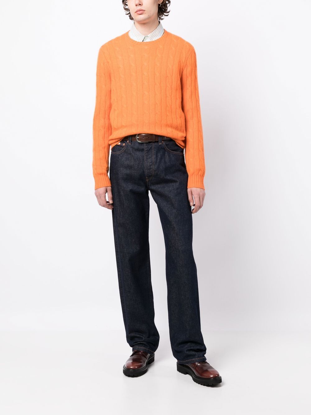 Polo Ralph Lauren cable-knit jumper - Orange