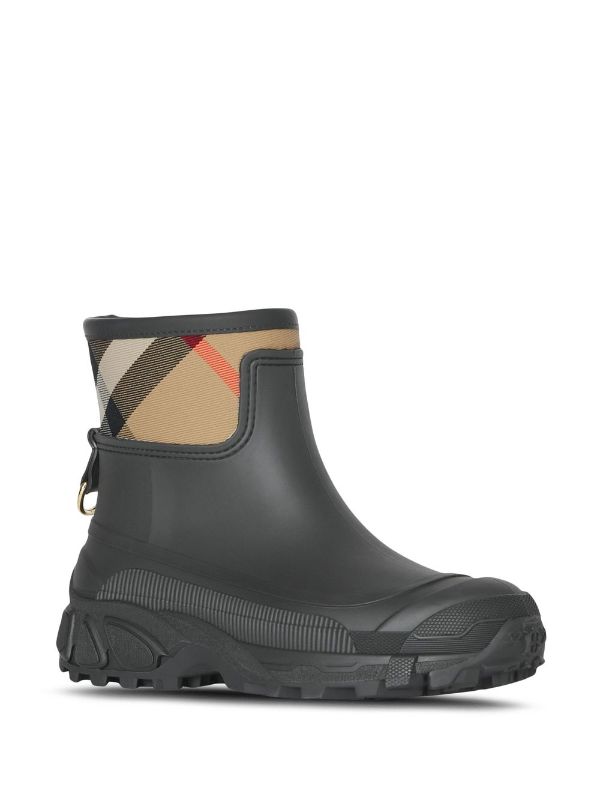 Burberry house check ankle sales boots