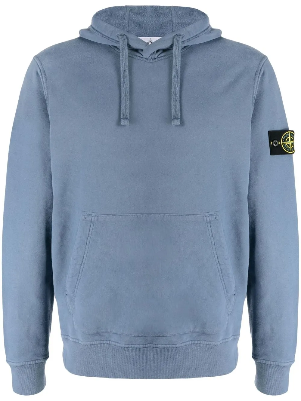 

Stone Island hoodie con parche de brújula - Azul