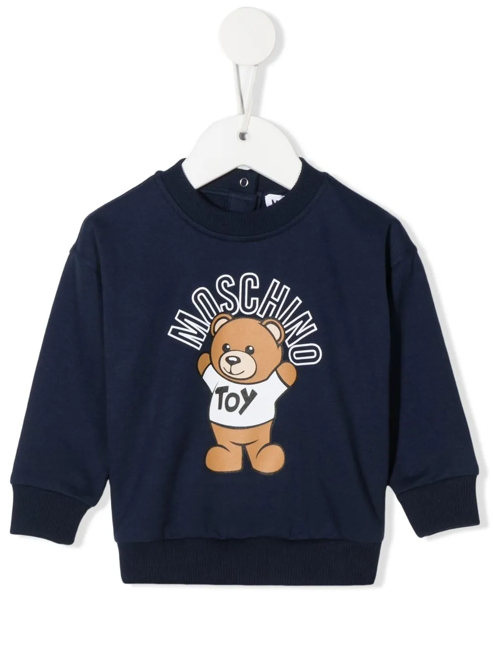 

Moschino Kids sudadera con motivo Teddy Bear - Azul