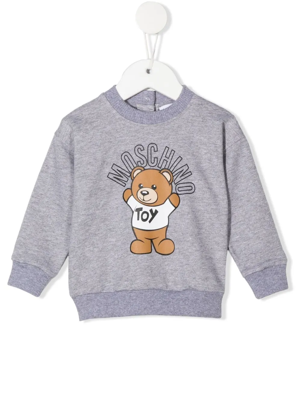 

Moschino Kids Teddy Bear-print sweatshirt - Grey