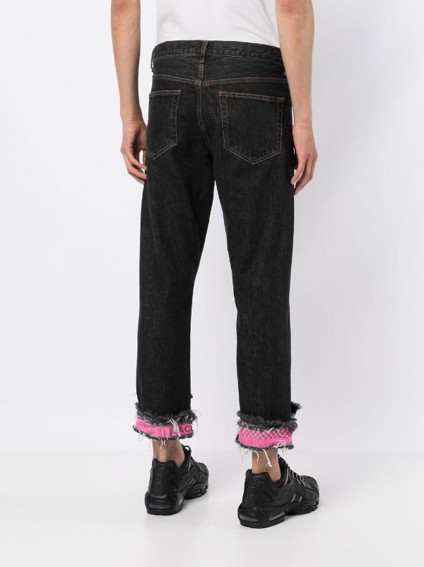 Facetasm Cropped Patchwork Jeans - Farfetch