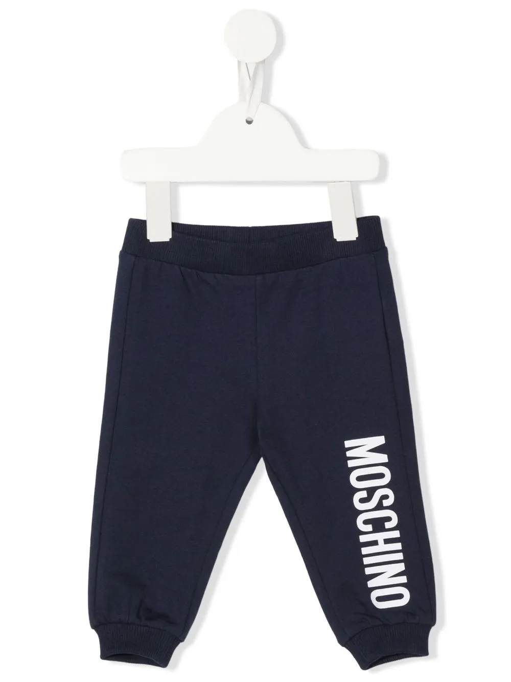 

Moschino Kids pants con logo estampado - Azul