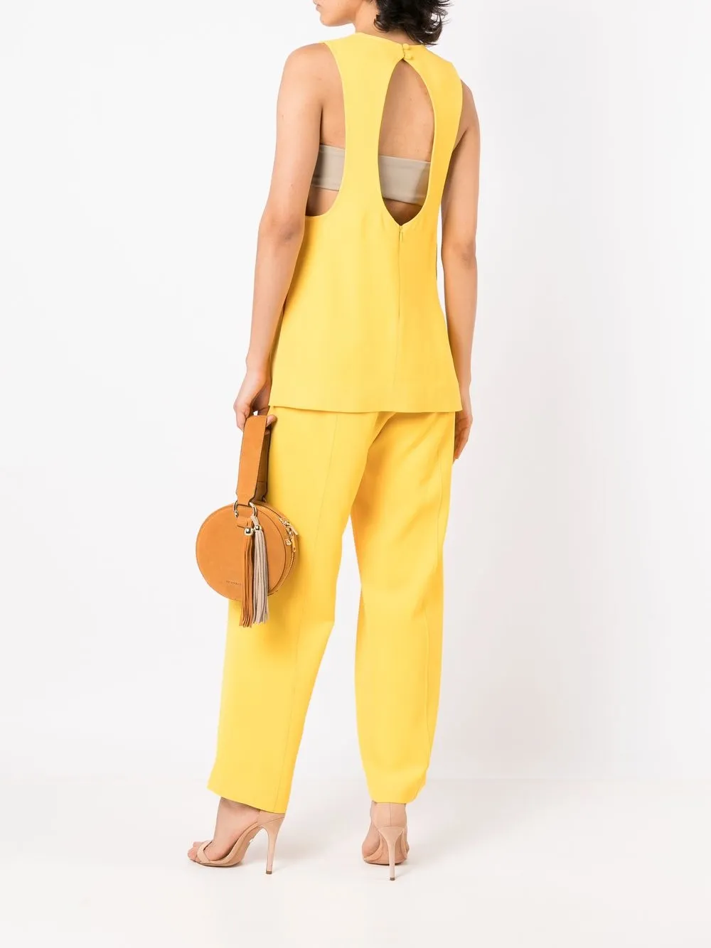 Nk Mouwloze blouse - Geel