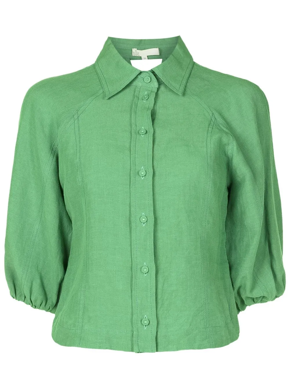 

Nk button-down fitted shirt - Green