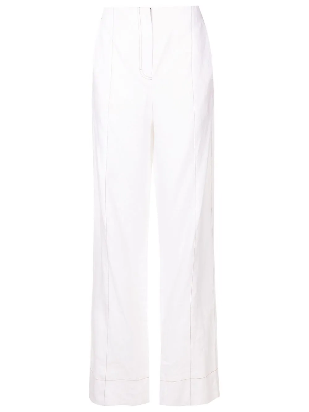 

Nk high-waisted linen trousers - White