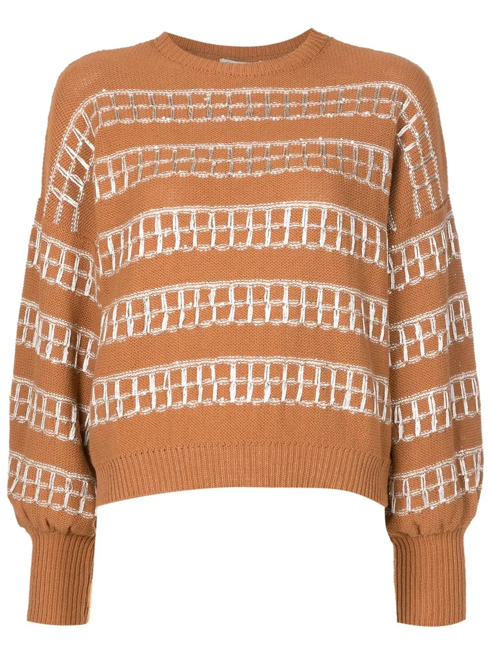 

Nk Sara cut-out detailed jumper - Brown