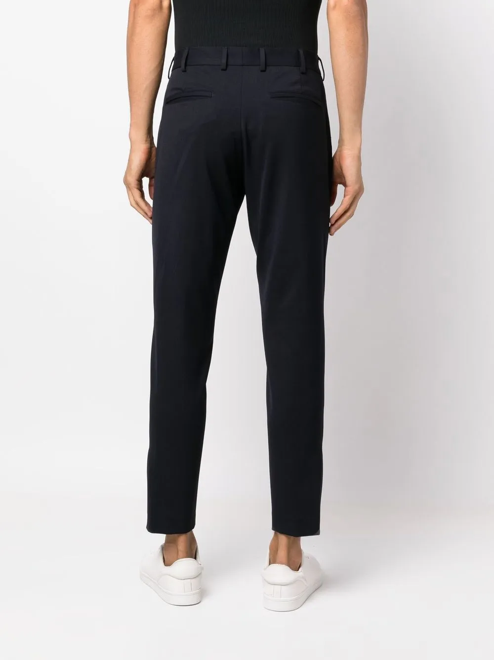 Turn-Up Hem Tailored Trousers