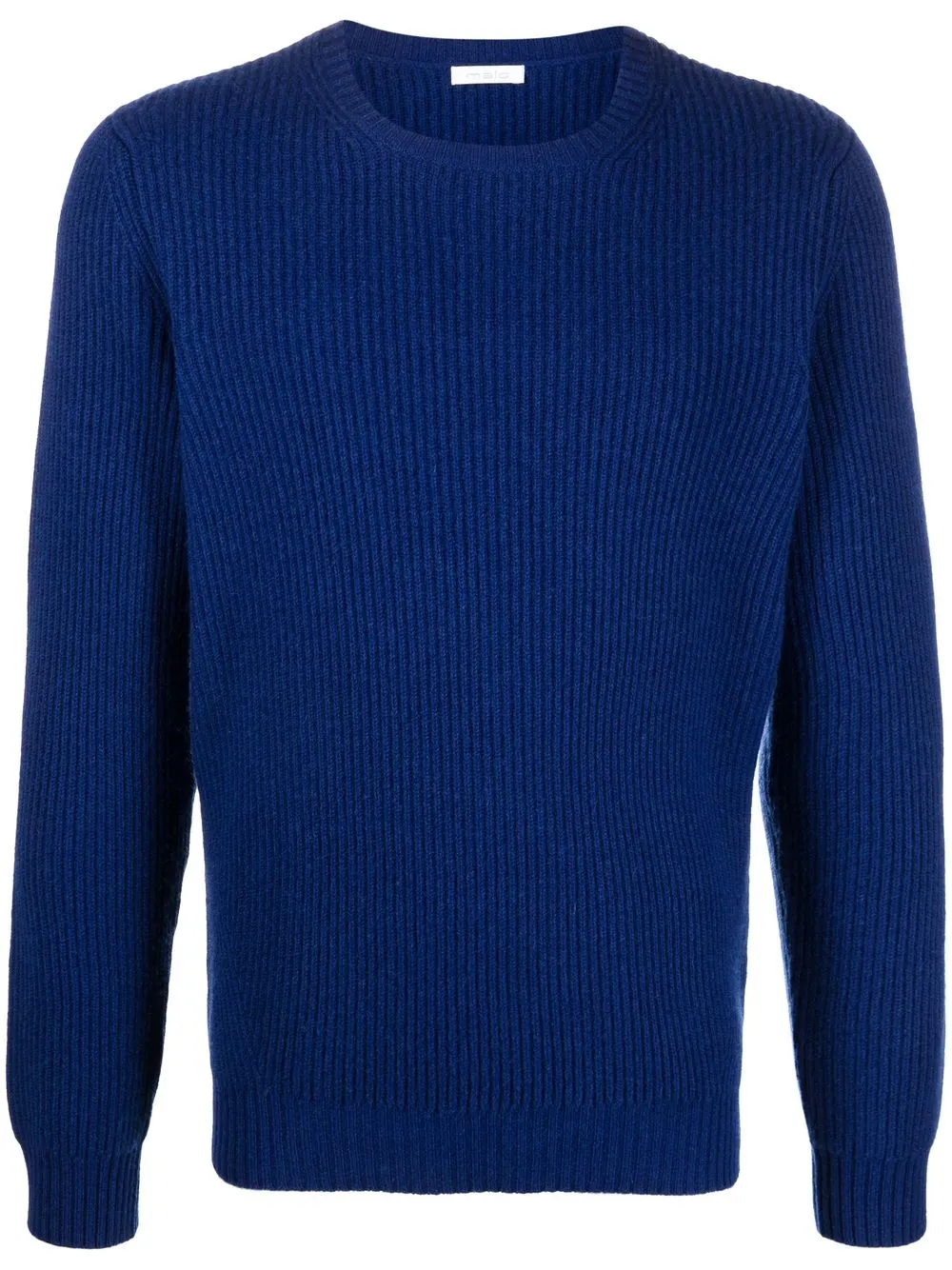 

Malo suéter de cachemira tejido de canalé - Azul