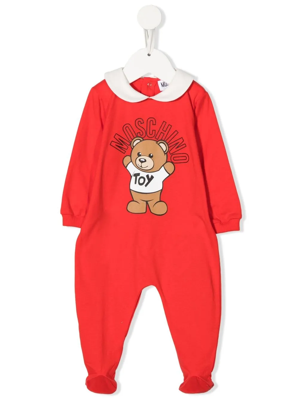 

Moschino Kids pijama con logo estampado - Rojo