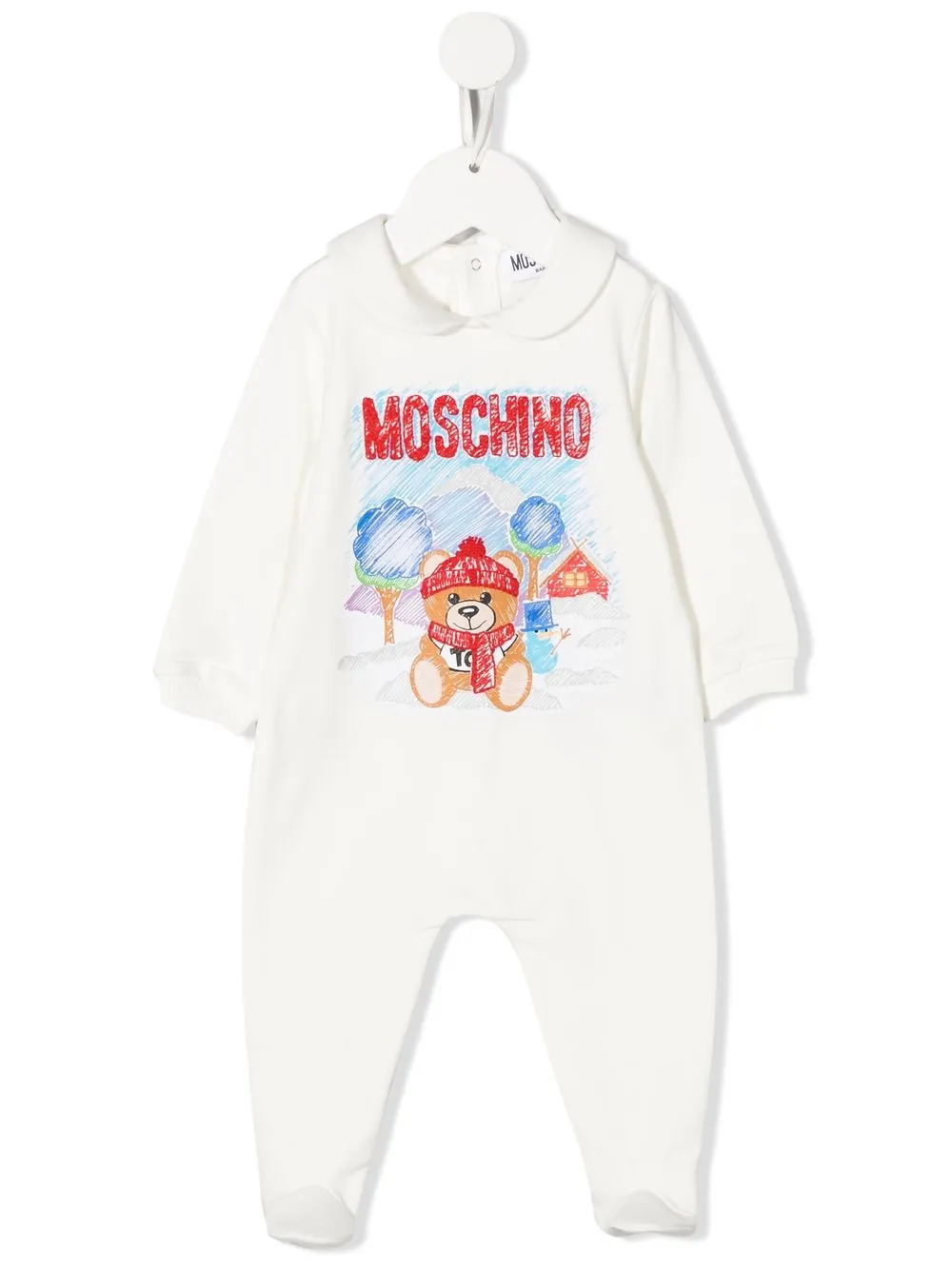 

Moschino Kids logo-print pyjamas - White