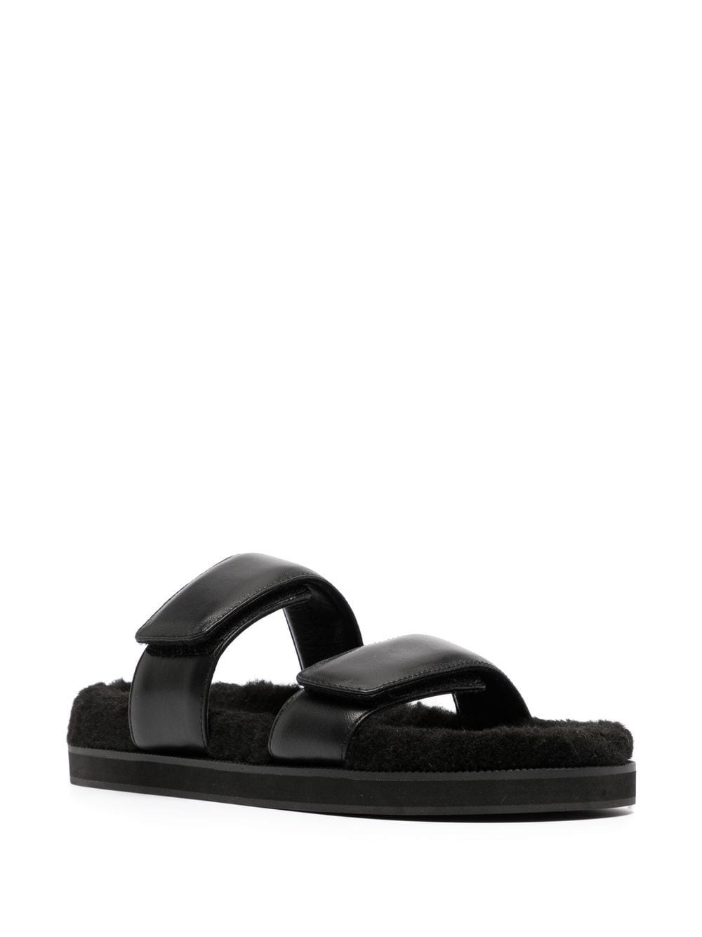 Shop Senso Theo Leather Sandals In Black