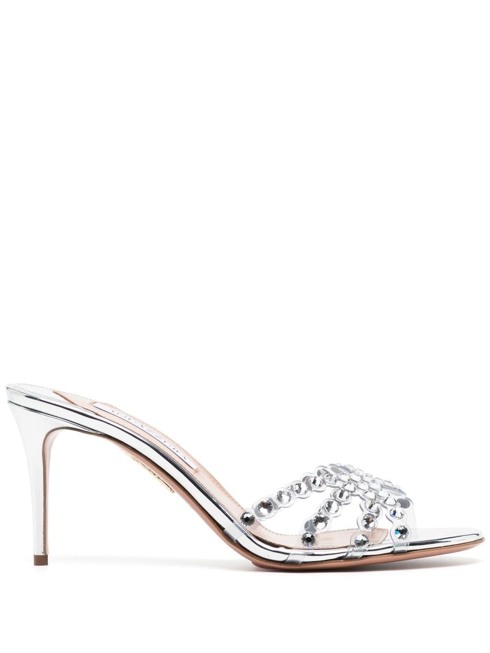 AQUAZZURA TEQUILA 75MM MULE SANDALS